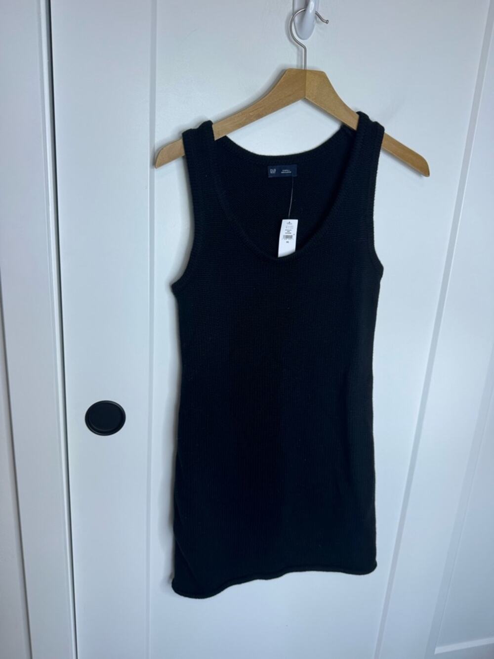 NWT Gap Crochet Knit Open Stitch Mini Tank Dress Summer Size XS